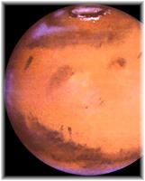 Le pôle Nord de Mars photographié par le télescope Hubble avec une ouverture.