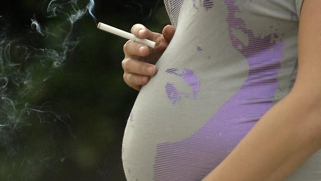 smoking pregnant